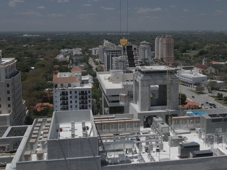 City Multi VRF High-Rise Residential Rooftop View