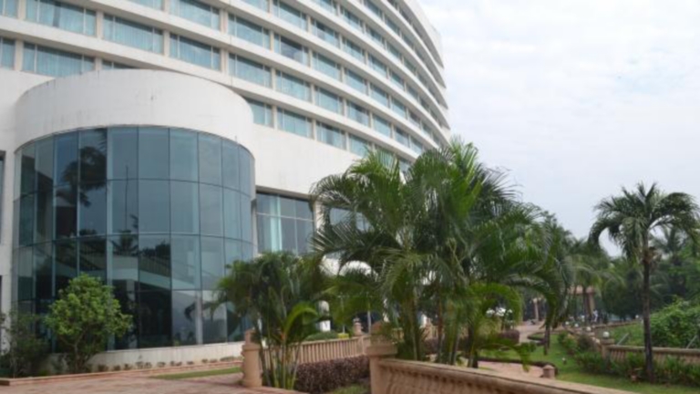 Outside of green building