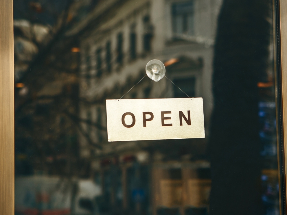 The inscription is open