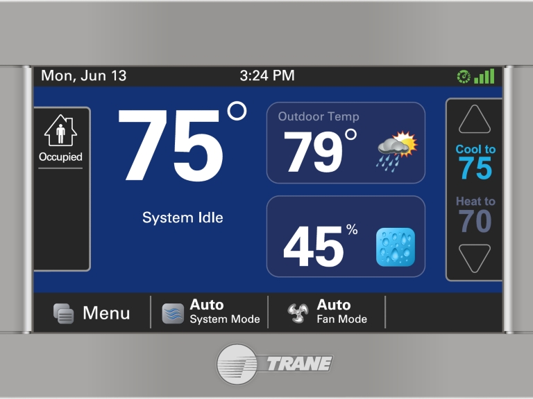 Trane Pivot smart thermostat for commercial use