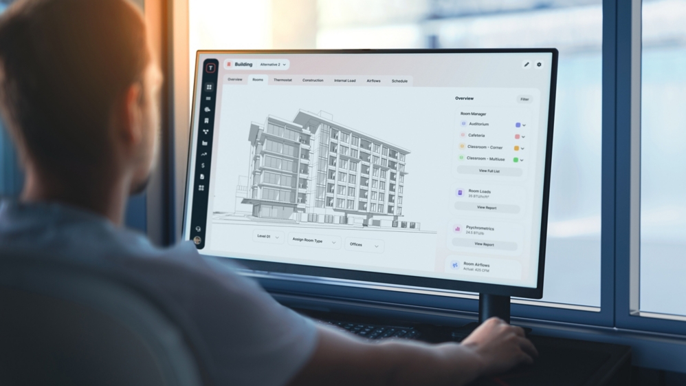  Trane TRACE™ HVAC Design Software makes HVAC system design easier and smarter