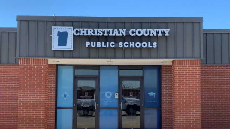 Entrance to the school