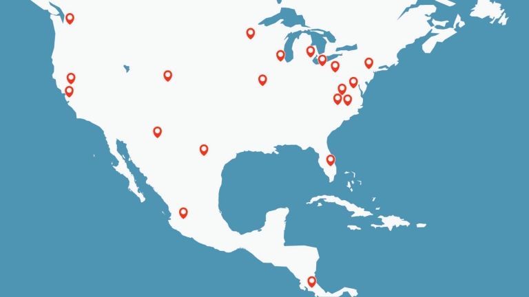Training center locations.
